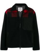 Woolrich Collared Check Jacket - Black