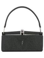 Giorgio Armani Vintage Top Handle Clutch Bag - Black