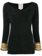 Christian Dior Pre-owned Chinille Blouse - Black