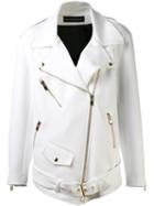 Alexandre Vauthier Neoprene Oversized Biker Jacket