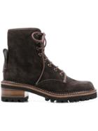 See By Chloé Chunky Heel Boots - Brown