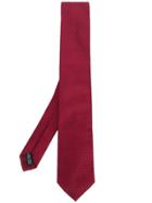 Salvatore Ferragamo Geometric Pattern Tie - Red
