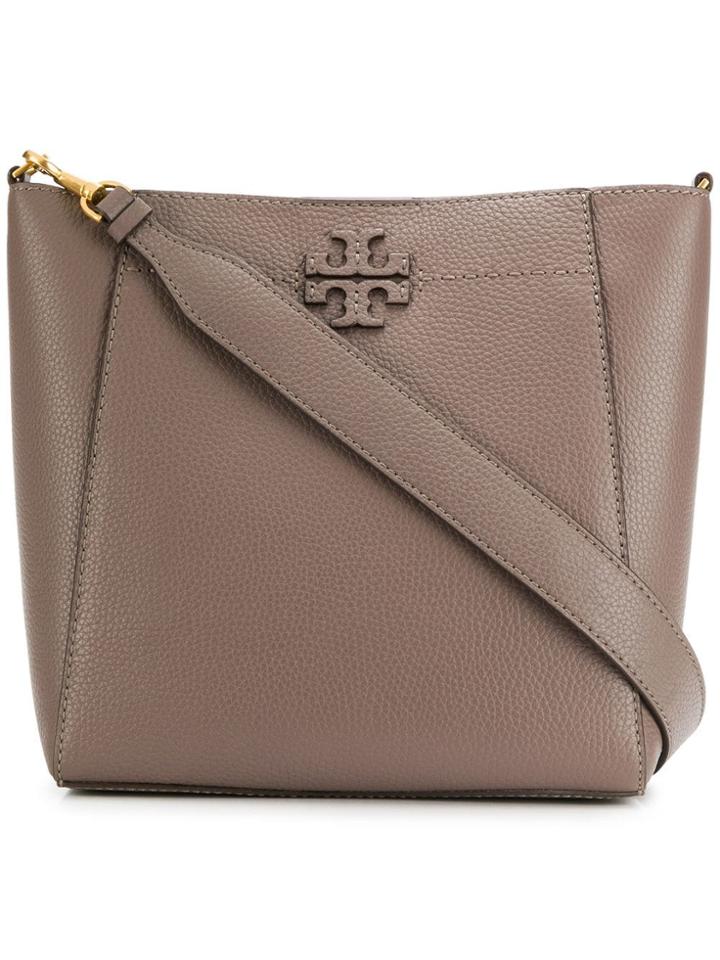 Tory Burch Mcgraw Shoulder Bag - Grey