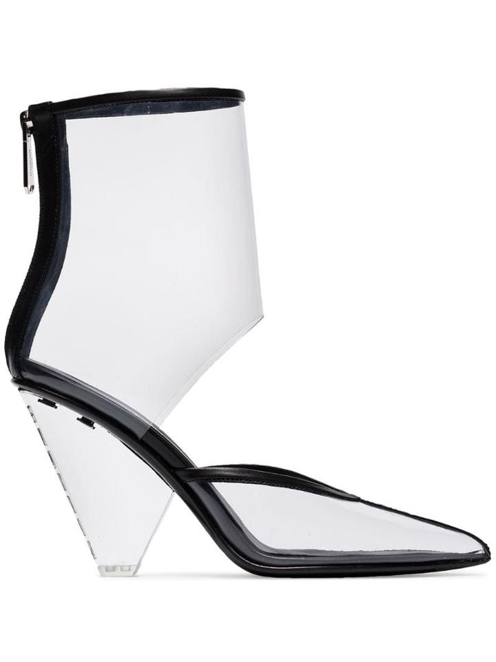Balmain Transparent 95 Ankle Boots - 0aatransparent