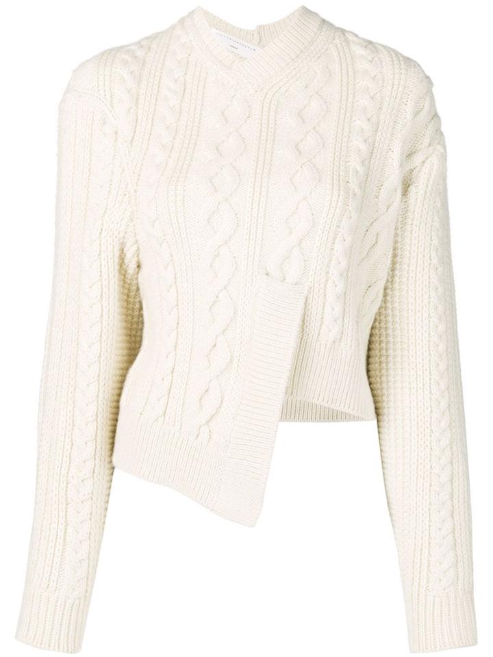 Victoria Beckham Patched Cropped Jumper - White