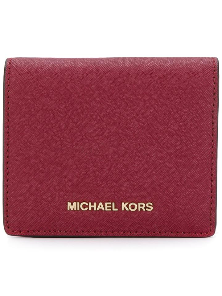 Michael Michael Kors Jet Set Logo Purse - Pink & Purple