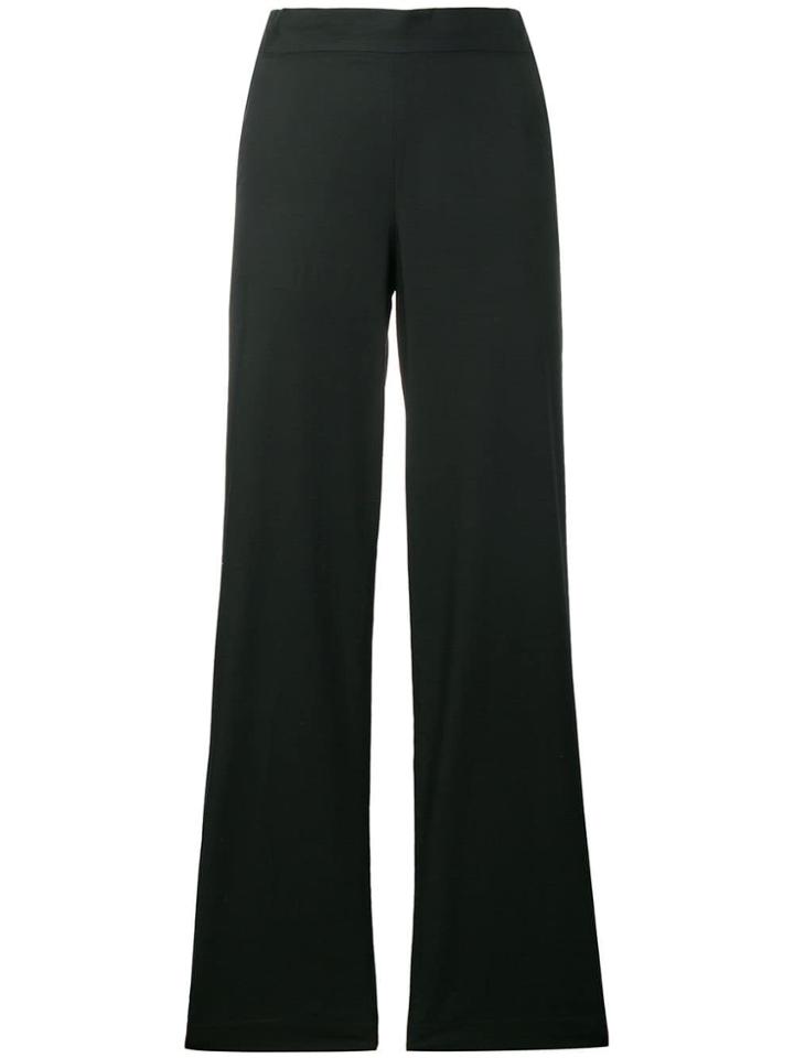 Piazza Sempione Wide Leg Trousers - Black
