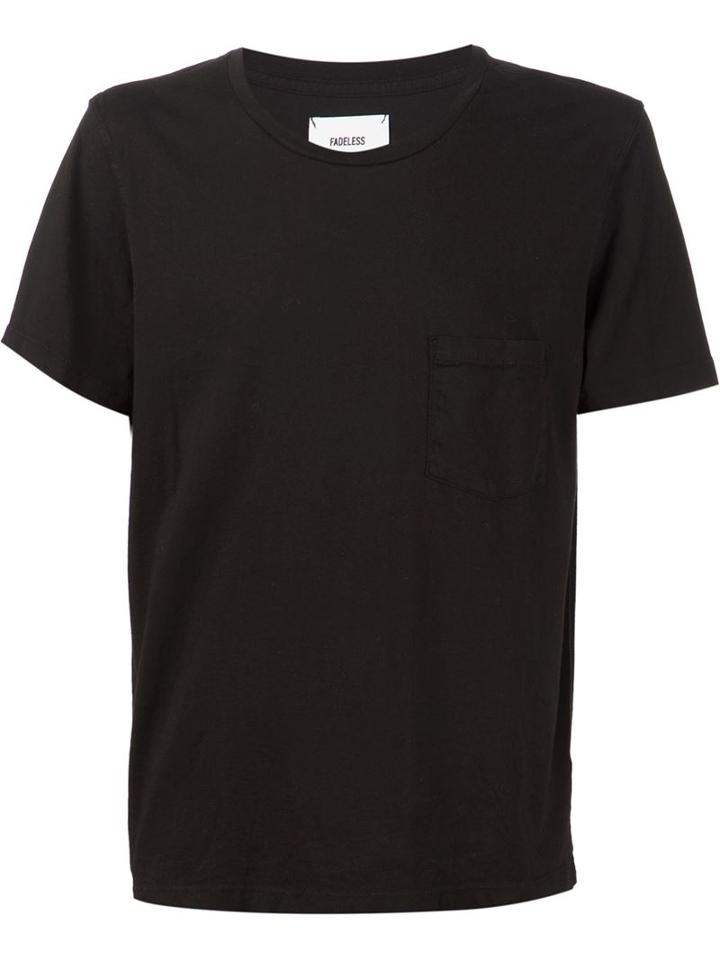 Fadeless Patch Pocket T-shirt, Men's, Size: Small, Black, Cotton