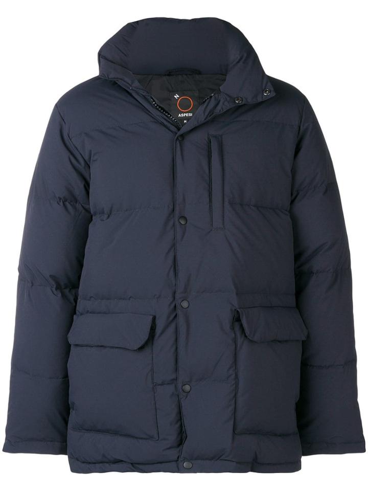 Aspesi Water-resistant Padded Jacket - Blue