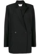 Ports 1961 Dropped Waist Boxy Coat - Black