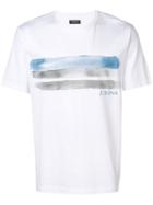 Z Zegna Front Print T-shirt - White