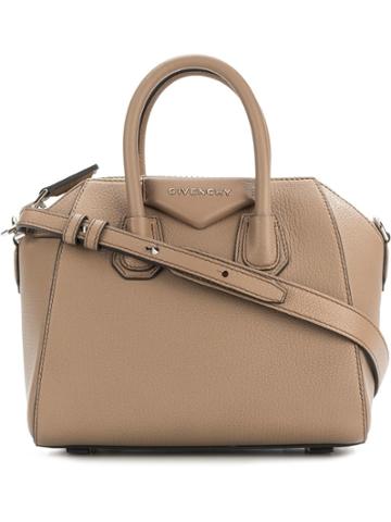 Givenchy Nude Mini Antigona Sugar Leather Tote - Neutrals