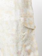 See By Chloé Floral-print Tapered Cargo Trousers - Nude & Neutrals