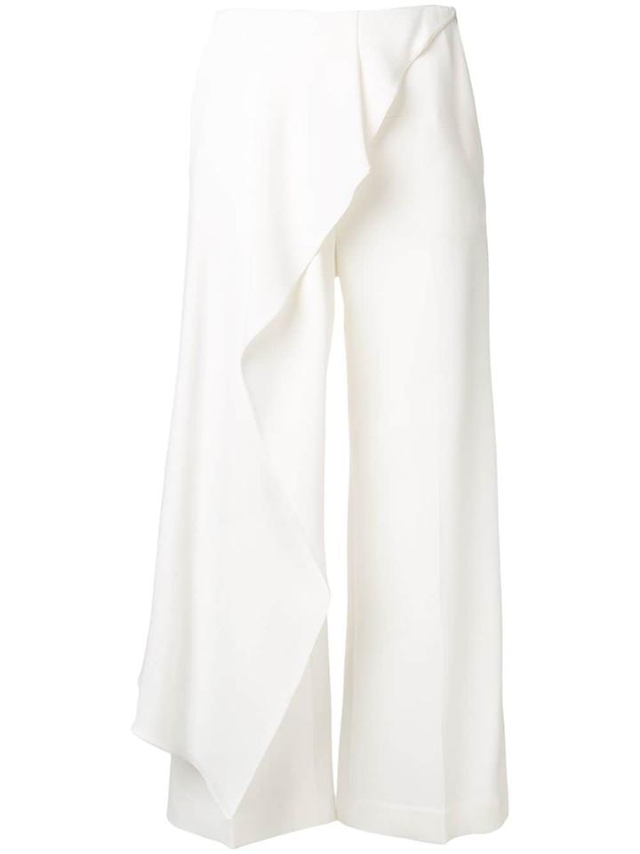 Roland Mouret Layered Detail Trousers - White