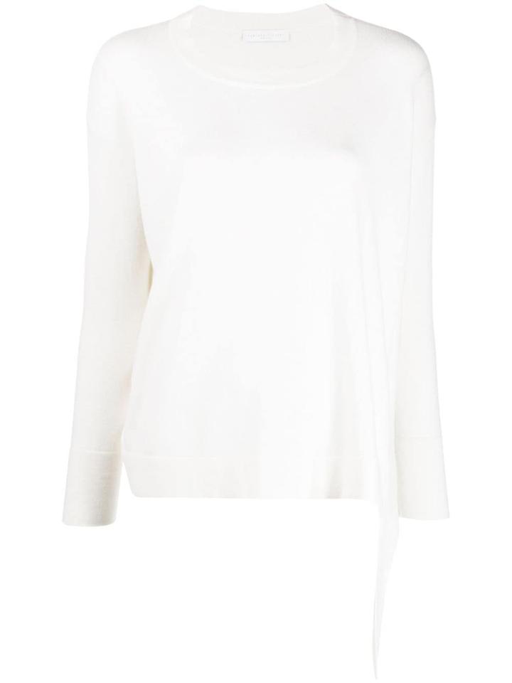 Fabiana Filippi Slim-fit Knit Jumper - White