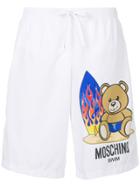 Moschino Toy Bear Swim Shorts - White