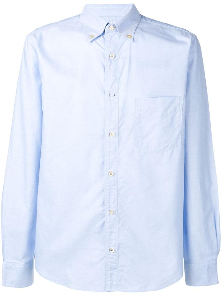 Paul Smith Denim Button Down Shirt - Blue