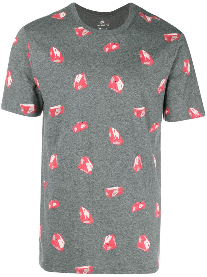 Nike Shoebox Print T-shirt - Grey