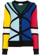 Charles Jeffrey Loverboy Colour-block Knitted Cardigan - Multicolour
