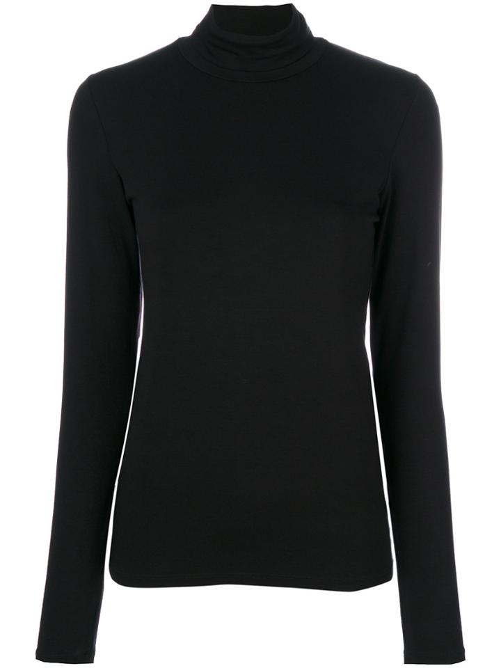 Majestic Filatures Turtleneck Sweater - Black