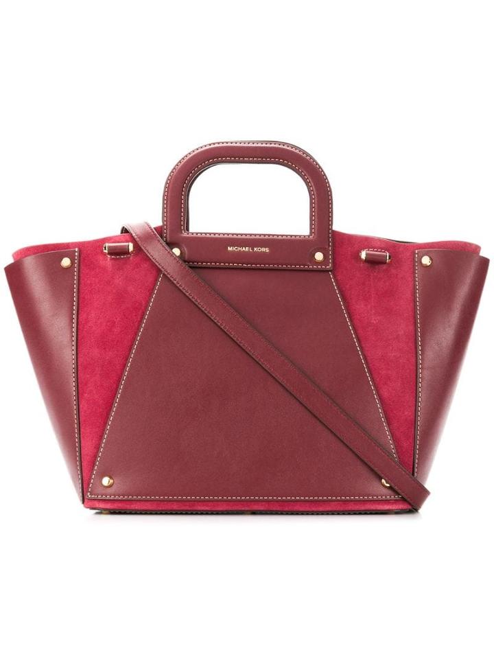 Michael Michael Kors Large Clara Tote Bag - Red