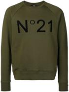 Nº21 Contrast Logo Sweatshirt - Green