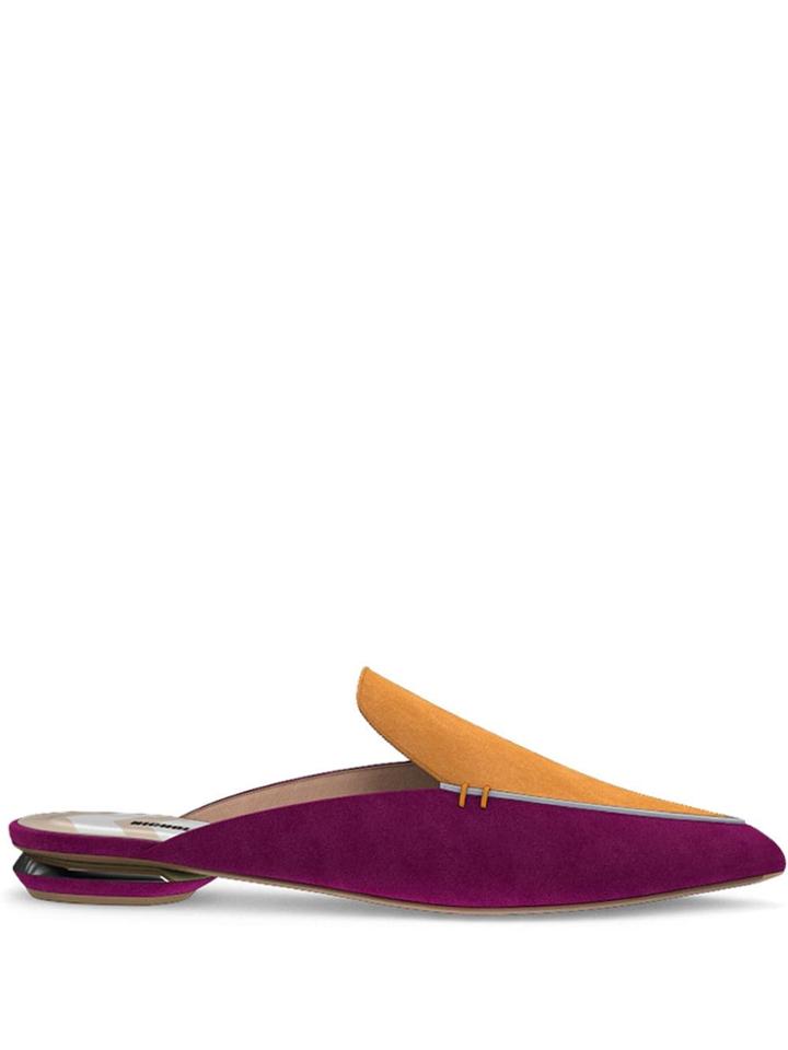 Nicholas Kirkwood Beya Mules - Purple