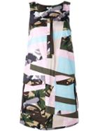 Kenzo - Broken Camo Dress - Women - Cotton/acetate - 40, Women's, Green, Cotton/acetate