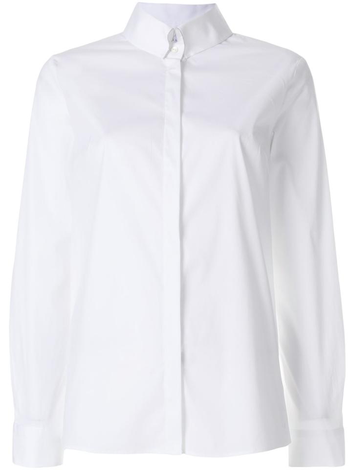Fabiana Filippi Chained Collar Shirt - White