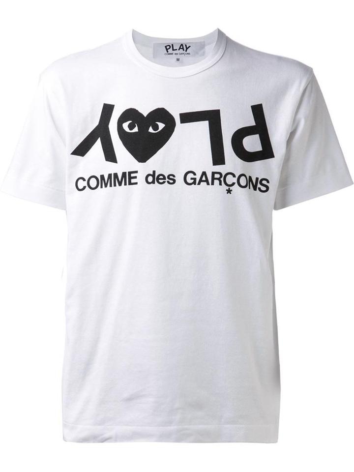 Comme Des Garons Play Basic Graphic T-shirt