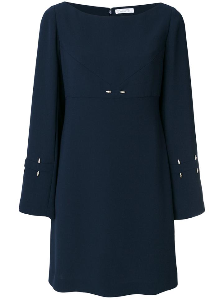 Versace Collection Studded Detail Dress - Blue