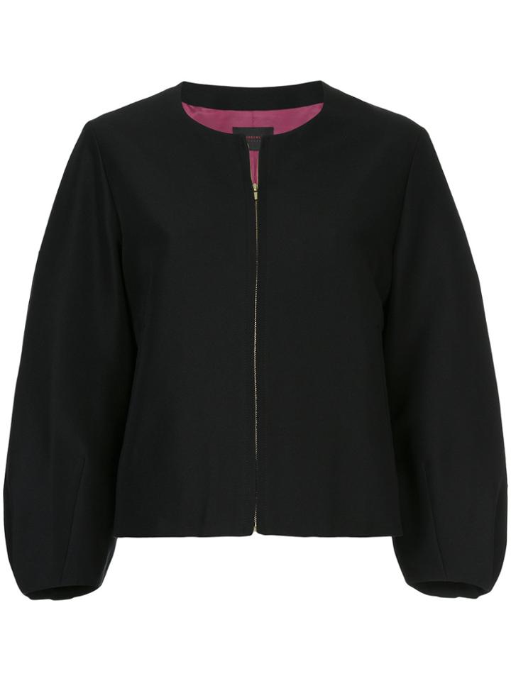 Tomorrowland Zip Up Cropped Jacket - Black