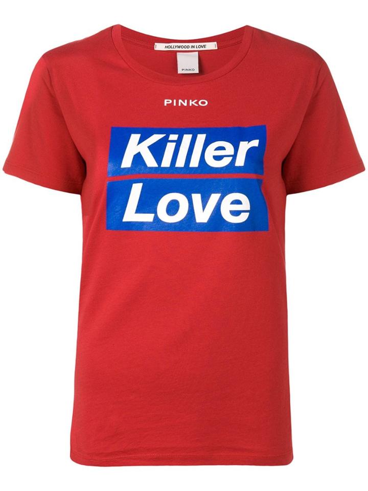 Pinko Killer Love T-shirt - Red