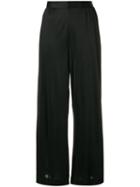 Chanel Pre-owned Wide-leg Trousers - Black
