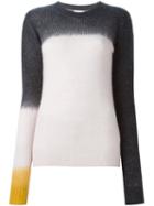 See By Chloé Tri-colour Degradé Jumper, Women's, Size: Medium, Nude/neutrals, Polyamide/wool/alpaca