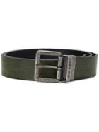 Diesel All-over Logo Belt - Green