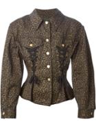 Jean Paul Gaultier Vintage Corset-style Jacket, Size: 42, Black