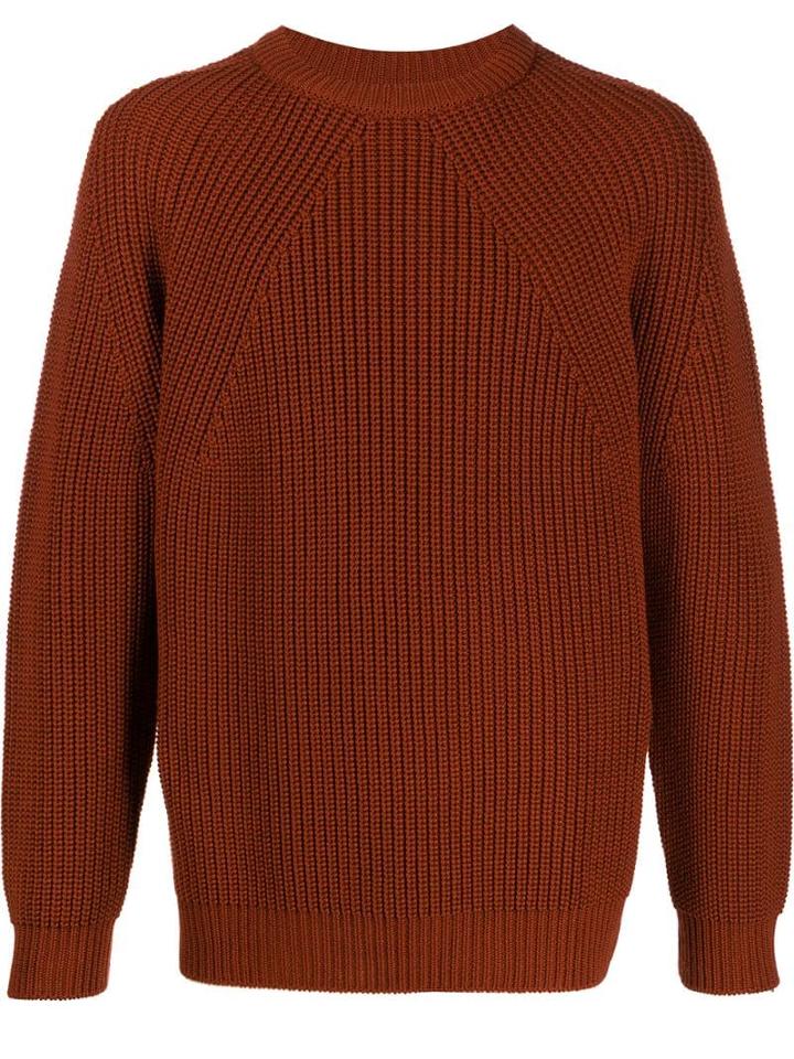 Batoner Ribbed Jumper - Red