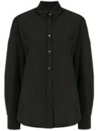 We11done Oversized Long Sleeve Shirt - Black