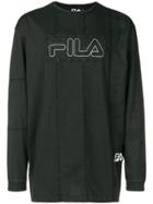 Liam Hodges X Fila Logo Patch Sweatshirt - Black
