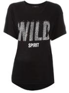 Diesel Wild Spirit Print T-shirt, Women's, Size: Xs, Black, Viscose