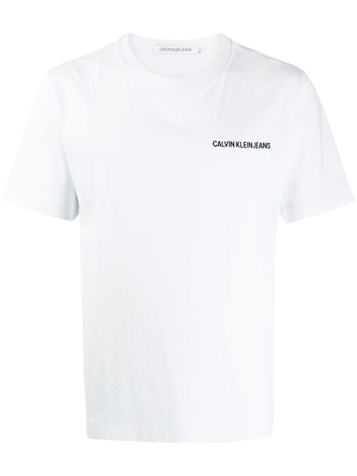 Calvin Klein Jeans Graphic Print T-shirt - White