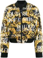 Versace Jeans Couture Baroque Bomber Jacket - Black