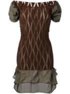 Jean Paul Gaultier Pre-owned Off-the-shoulder Dress - Brown