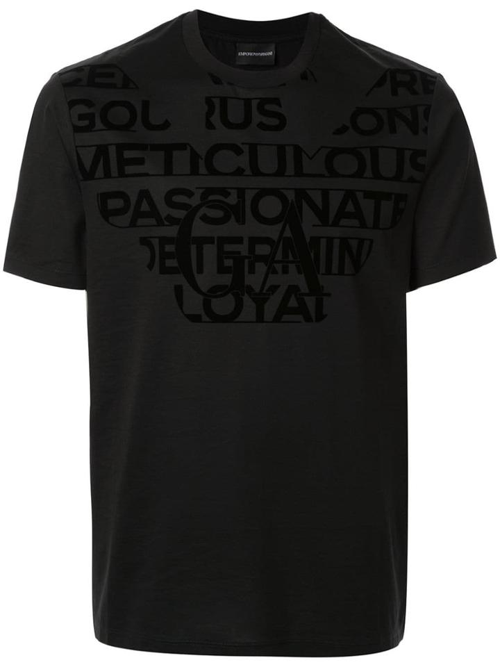 Emporio Armani Ga T-shirt - Black