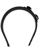 Salvatore Ferragamo - Vara Headband - Women - Cotton/metal - One Size, Black, Cotton/metal