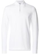 Aspesi Long Sleeve Polo Shirt - White