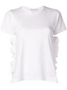 Comme Des Garçons Girl Side Ruffle Trim T-shirt - White