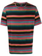 Ps Paul Smith Striped T-shirt - Black