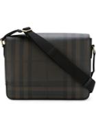 Burberry House Check Messenger Bag, Brown, Pvc/calf Leather